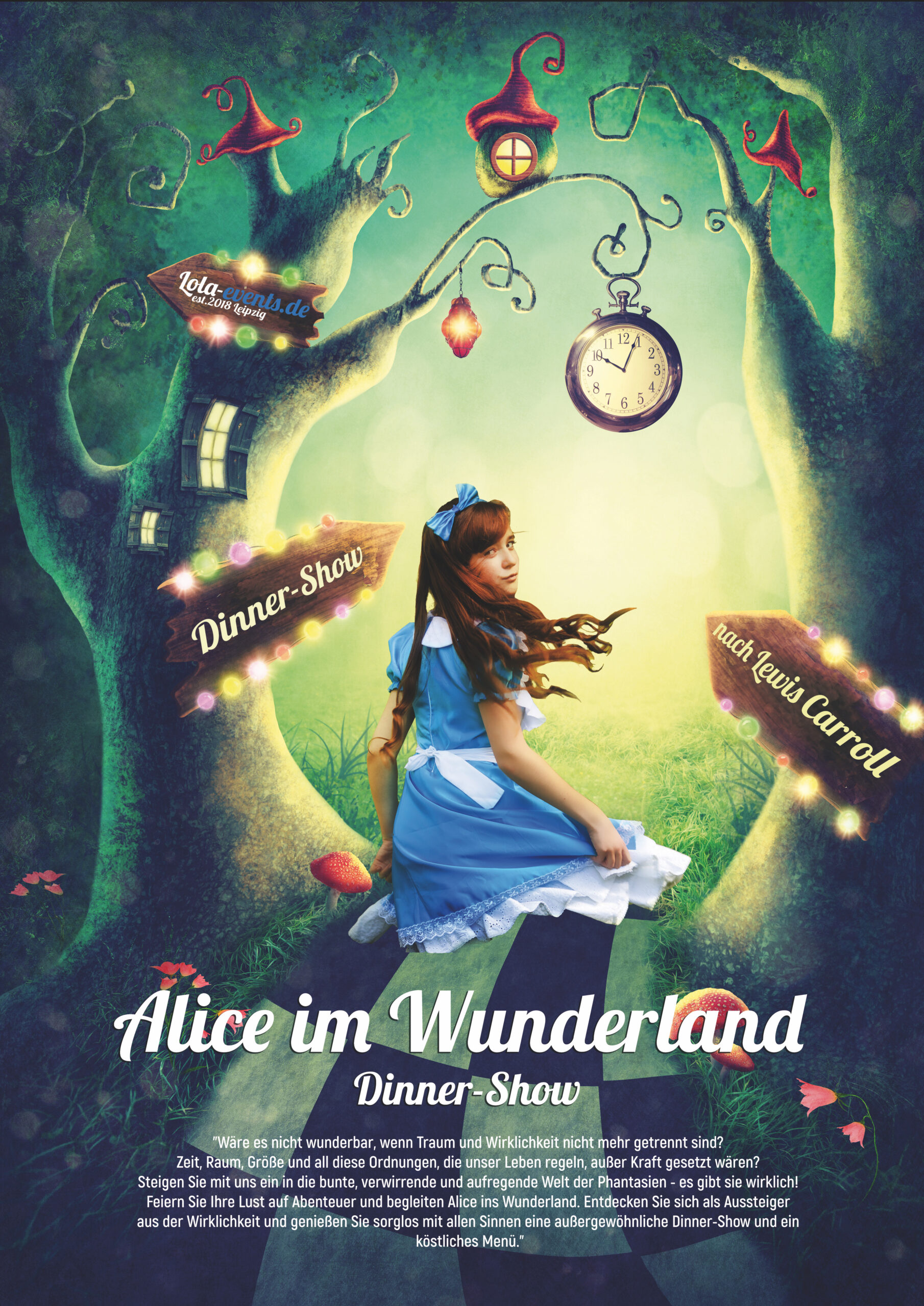  Bild zur 25. und 26.11.2022 Theaterdinner „Alice im Wunderland“