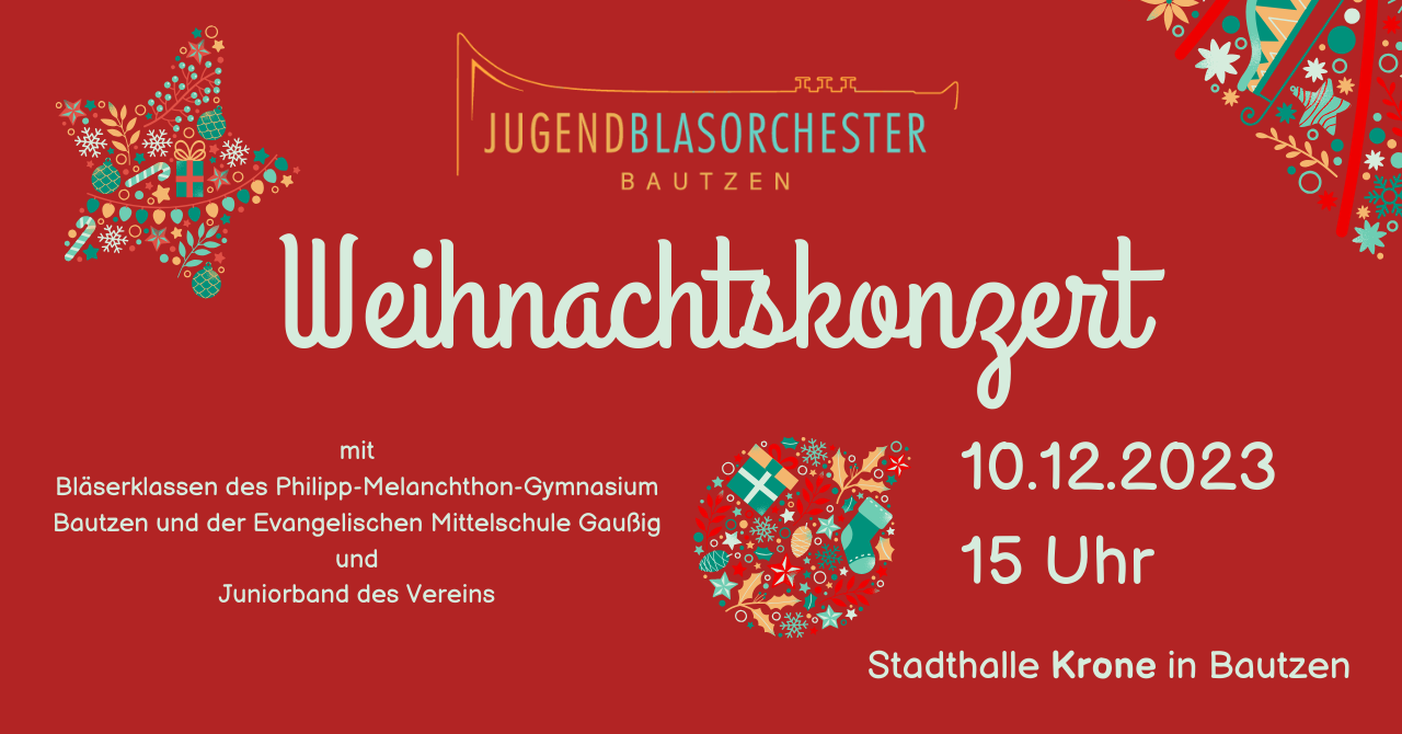  Bild zur Weihnachtskonzert des Jugendblasorchesters Bautzen