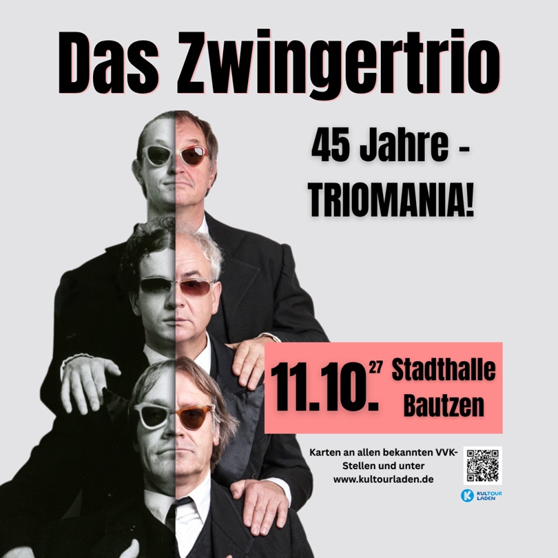  Bild zur Das Zwingertrio – 45 Jahre – Triomania!